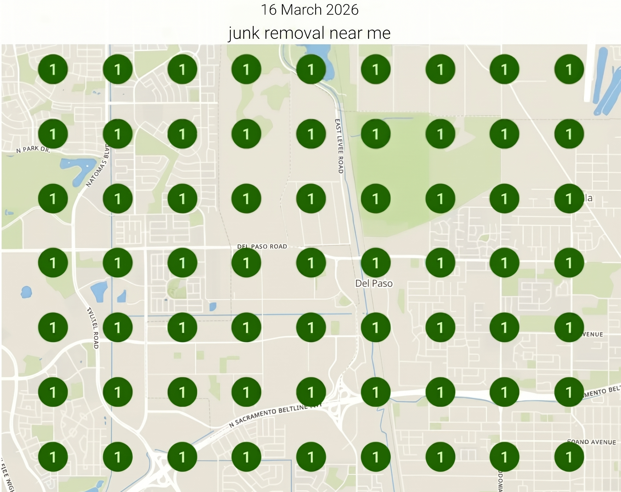 Junk removal business content marketing and link building